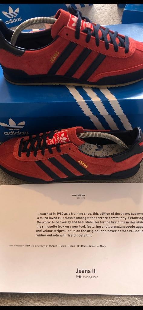 Adidas Jeans Uk9. Deadstock origionals 